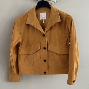 Avec Les Filles Camel Corduroy Utility Jacket